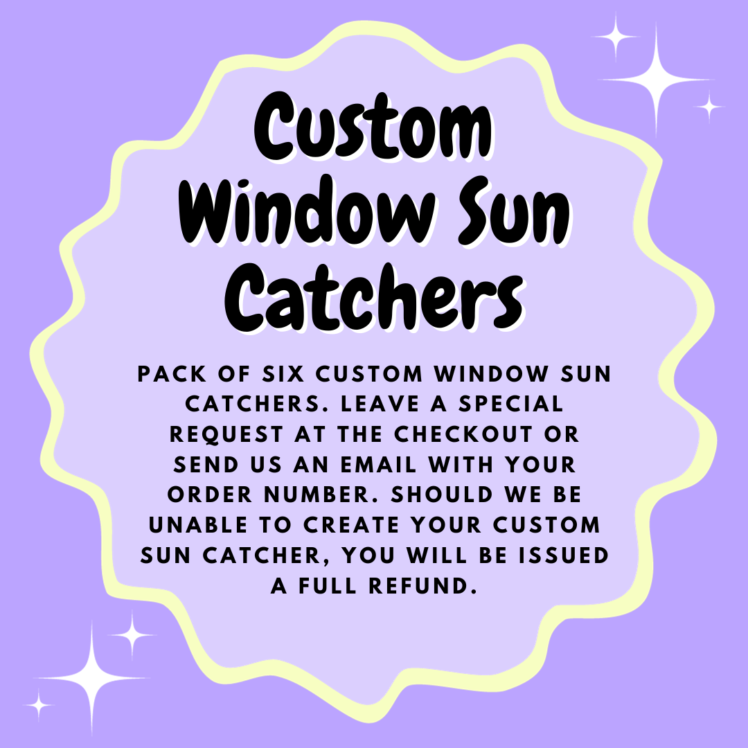 Custom Shape Rainbow Window Sun Catchers