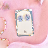 Statement Retro Stud Earrings