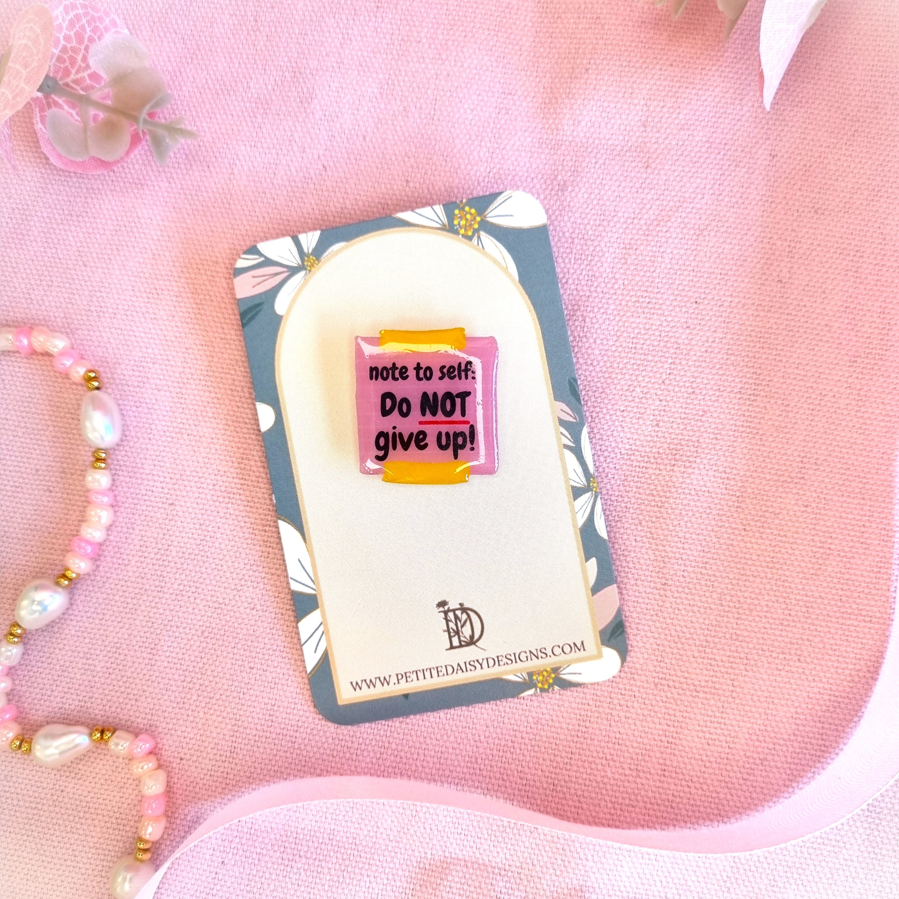 Note To Self Badge