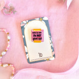 Note To Self Badge