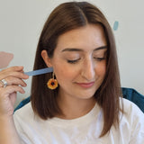 Yellow Sunflower Earrings
