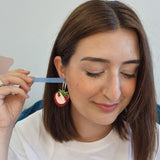 Large Strawberry Earrings