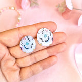 Statement Retro Stud Earrings