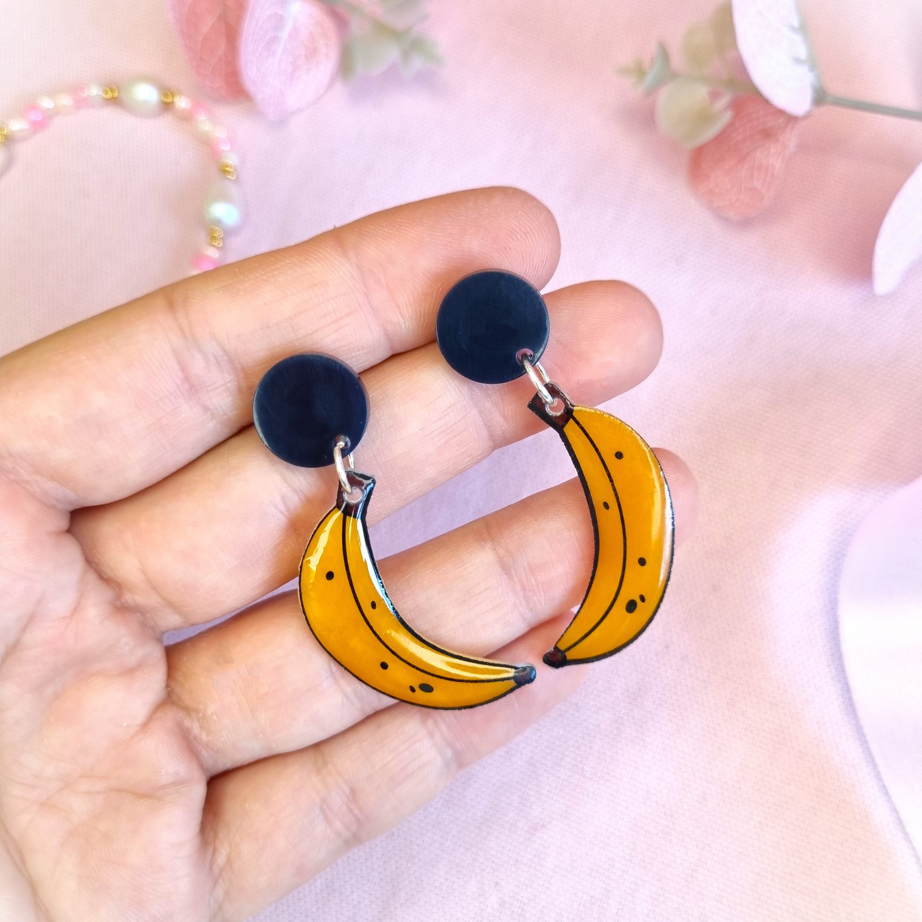 Banana Dangle Earrings