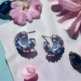 Nautical Wiggle Hoop Medium Sized Earrings