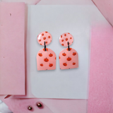 Pumpkin Pattern Halloween Earrings