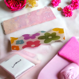 White and Pastel Flower Funky Wiggle Hairclip