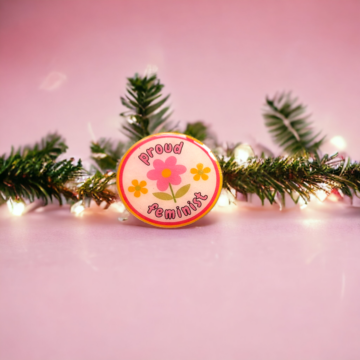 Proud Feminist Badge