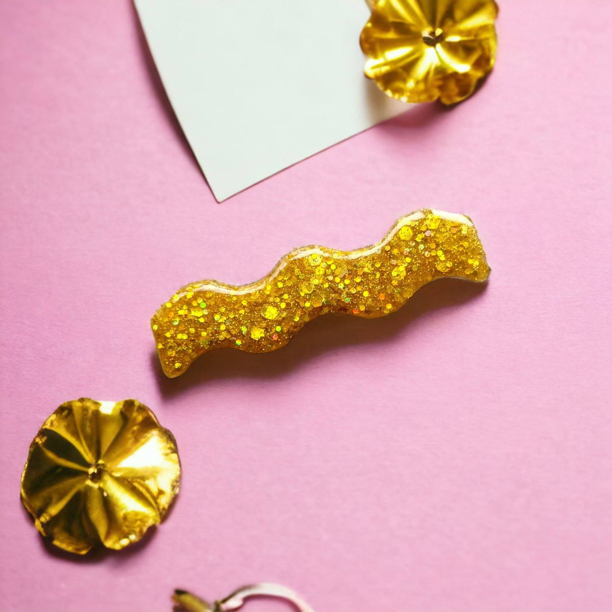 Large Gold Wiggle Hairclip (Select Quantity)