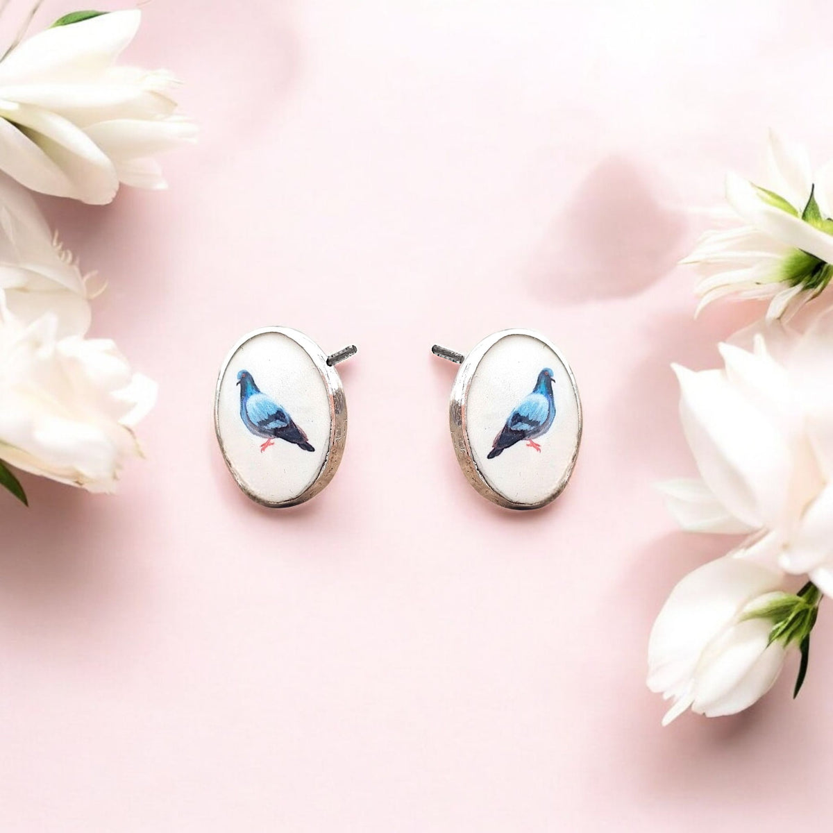 THE Pigeon Earrings