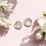 Heart Stud Earrings
