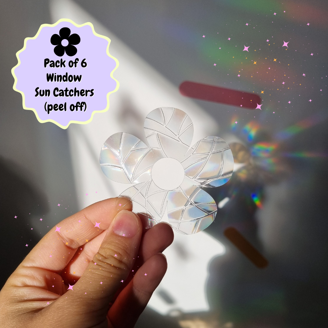 Flower Rainbow Window Sun Catchers