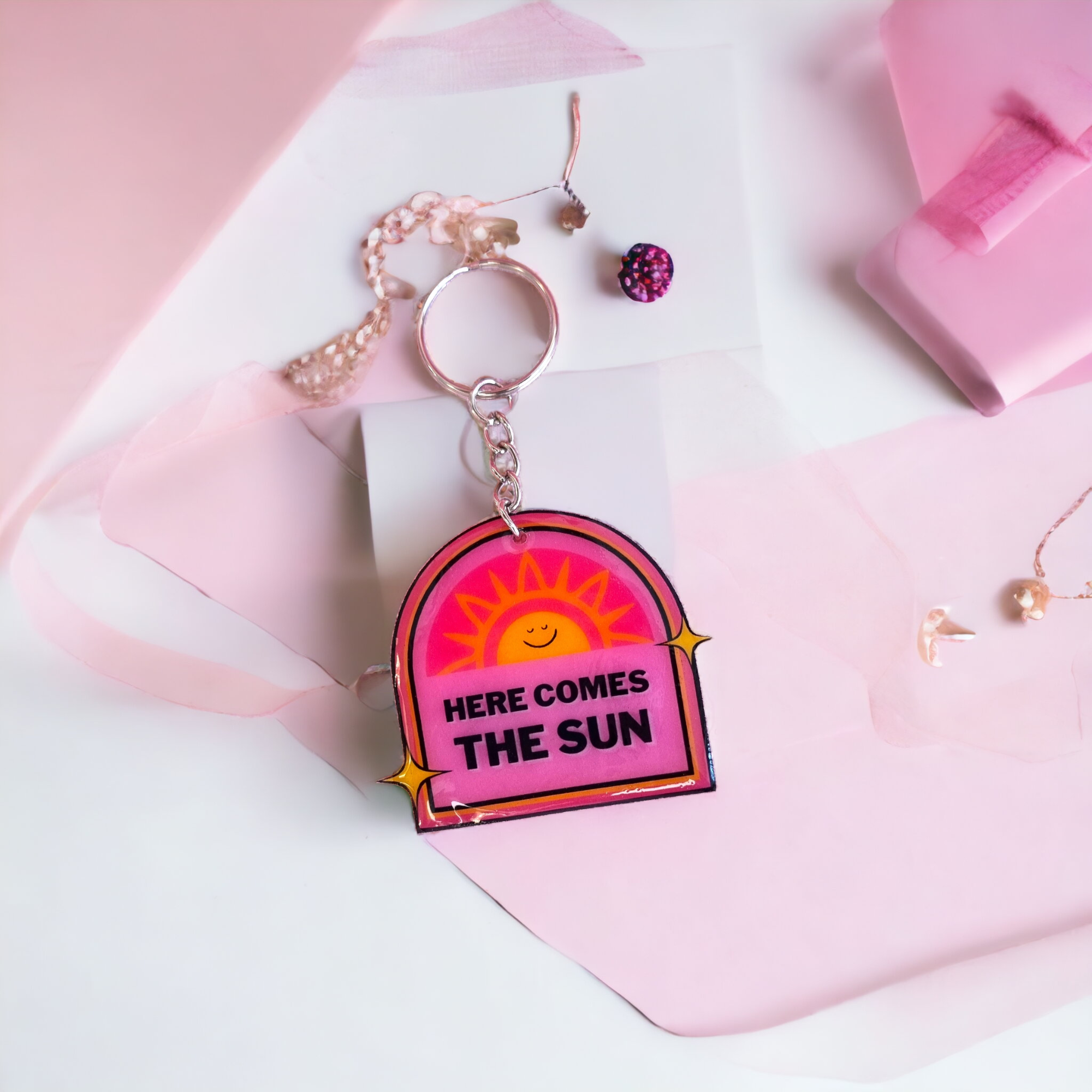 Here Comes The Sun Keyring