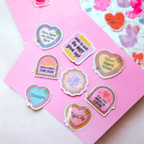 Pack of 8 Feminism & Positivity Stickers