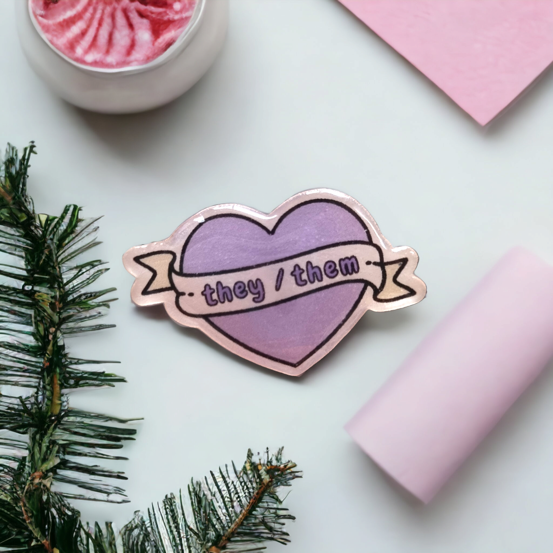 They/Them Pronoun Badge