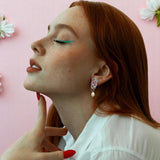 Statement Colourful Flower Retro Style Earrings