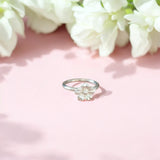 Dainty 3D Flower Ring