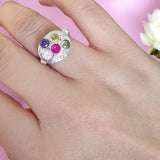 Colourful Circle Ring