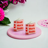 Read More Books Stud Earrings