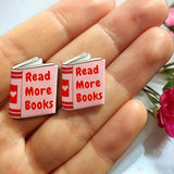 Read More Books Stud Earrings