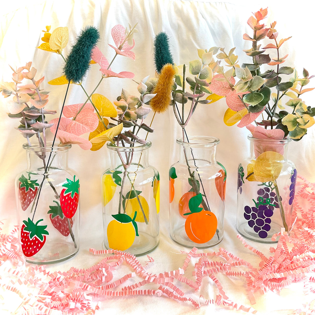 Funky Fruit Vases (sold individually)